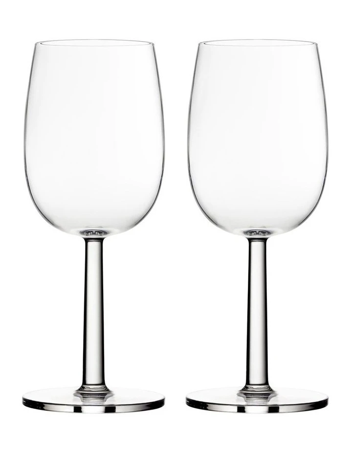 Budget 🤩 IITTALA Raami Set of 2 White Wine Glass ❤️ 1 Budget 🤩 IITTALA Raami Set of 2 White Wine Glass ❤️
