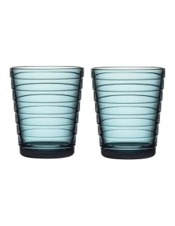 Best Pirce ๐ IITTALA Aino Aalto Set of 2 Tumbler Sea Blue ๐