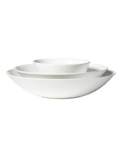 Hot Sale 🎉 Wedgwood Vera Wang Vera Perfect Set of 3 Nesting Bowl White ✔️