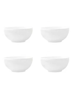 Best deal 😉 Wedgwood Vera Wang Vera Perfect 15cm Set of 4 Bowl White 🎉
