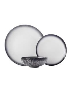 Buy ✨ Maxwell & Williams Caviar Granite 12pc Gift Boxed Dinner Set Black ✨