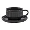 New ⭐ Salt&Pepper Brae Tea Cup & Saucer Set Black ⭐
