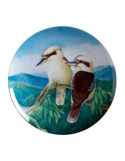 Discount ⌛ Maxwell & Williams Birds of Australia Katherine Castle 10 Year Anniversary 20cm Kookaburra Plate ⌛