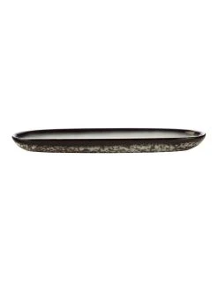 Outlet 😍 Maxwell & Williams Caviar 30x9cm Oblong Platter Granite 🔔