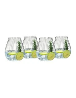 Promo 🤩 Riedel Optic O Gin Tumbler Set Of 4 🔥
