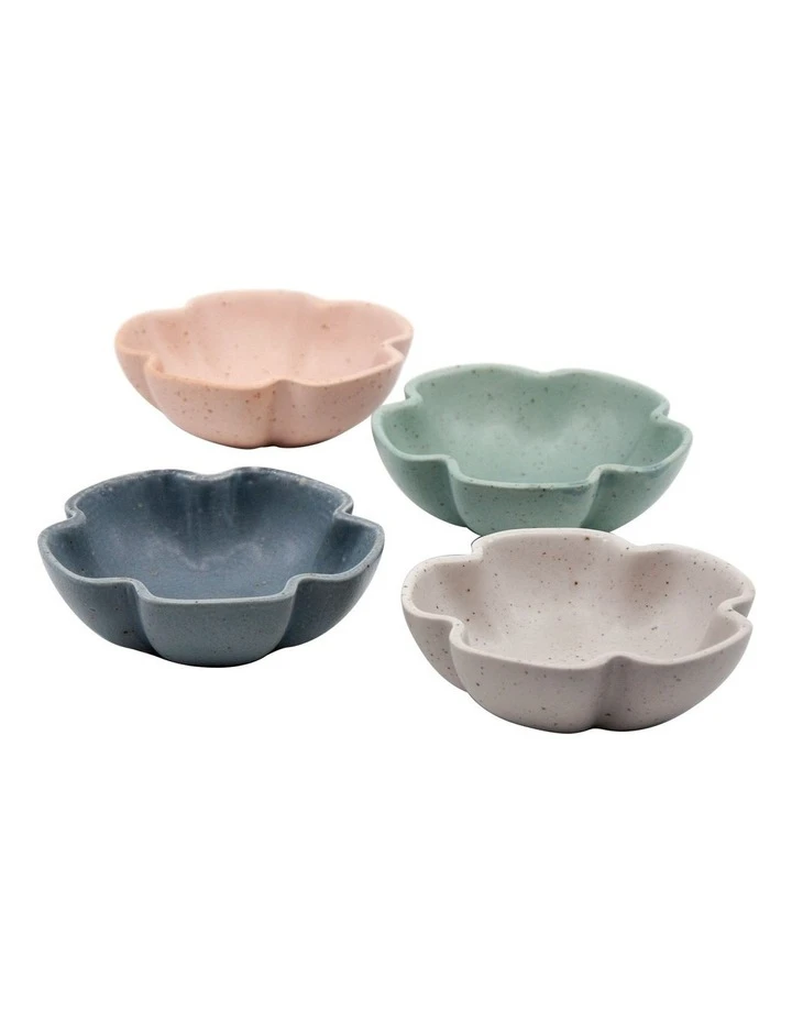 Best deal 🔥 Salt&Pepper Ikana Blossom 10cm Set of 4 Dish ❤️ 1 Best deal 🔥 Salt&Pepper Ikana Blossom 10cm Set of 4 Dish ❤️