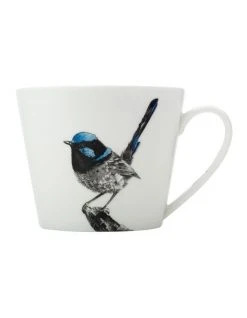 Flash Sale 💯 Maxwell & Williams Marini Ferlazzo Fairy-Wren 450ml Mug Gift Box White ⭐