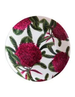 Promo ⭐ Maxwell & Williams Royal Botanic Garden Telopea 20cm Gift Boxed Plate ⌛