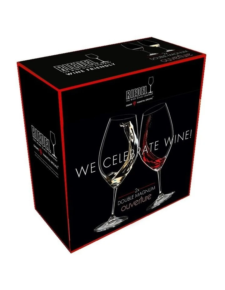 Budget ๐ Riedel Ouverture Double Magnum Glass Set Of 2 โจ 2 Budget ๐ Riedel Ouverture Double Magnum Glass Set Of 2 โจ - Image 2