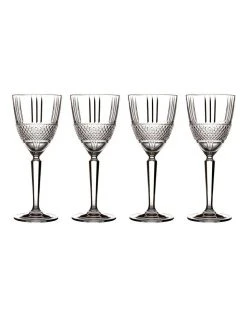 Best Sale 🔥 Maxwell & Williams Verona Set of 4 180ml Wine Glass Gift Boxed ✔️