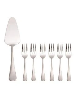 Coupon 👍 Maxwell & Williams Madison 7pc Gift Boxed Cake Server & Fork Set ⌛