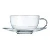 Cheap ✔️ Salt&Pepper Brew Glass 260ml Teacup & Saucer 🧨