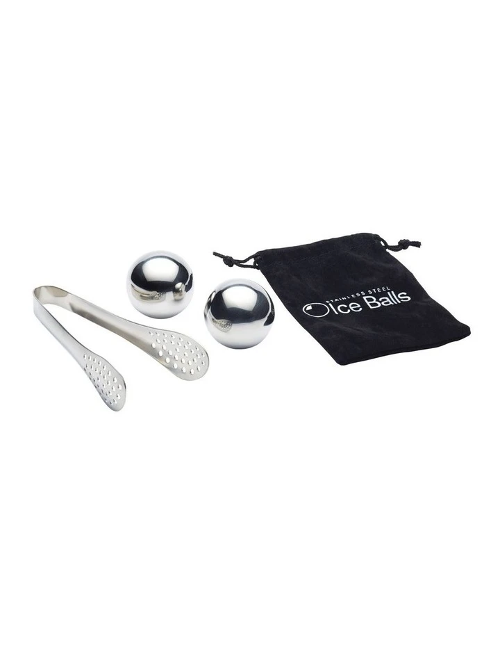 Promo ✔️ BarCraft Stainless Steel Ice Ball Gift Boxed 3 Piece Set ✨ 1 Promo ✔️ BarCraft Stainless Steel Ice Ball Gift Boxed 3 Piece Set ✨