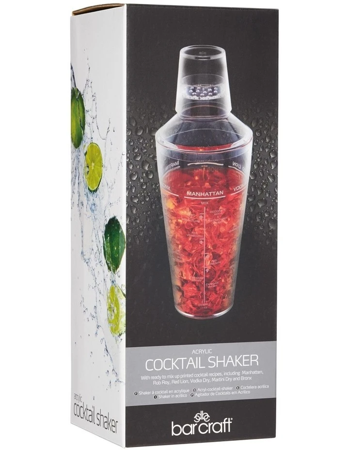 Wholesale ✔️ BarCraft 700ml Acrylic Gift Boxed Cocktail Shaker 👍 2 Wholesale ✔️ BarCraft 700ml Acrylic Gift Boxed Cocktail Shaker 👍 - Image 2
