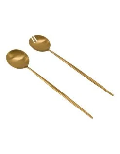 Coupon ๐ฅฐ Vue Salad Servers S/2 - Gold ๐งจ