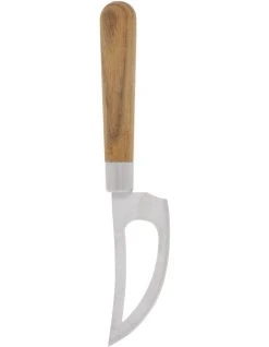 Best Sale 😉 Vue Teak Soft Cheese Knife Natural ✨