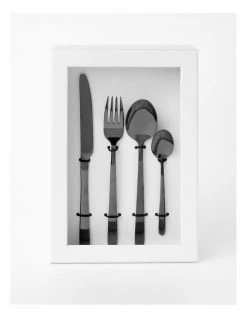 Cheapest ⭐ Vue Riley 16pc Shiny Black Cutlery ⌛ -Savor Home Store 743953690 3 720x928