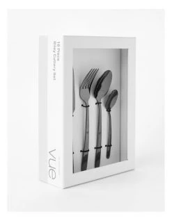 Cheapest ⭐ Vue Riley 16pc Shiny Black Cutlery ⌛ -Savor Home Store 743953690 4 720x928