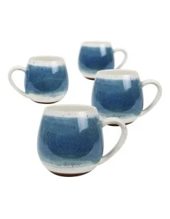 Coupon ๐ฏ Robert Gordon Hug Me Mugs Set of 4 Light Blue Mediterranean โค๏ธ