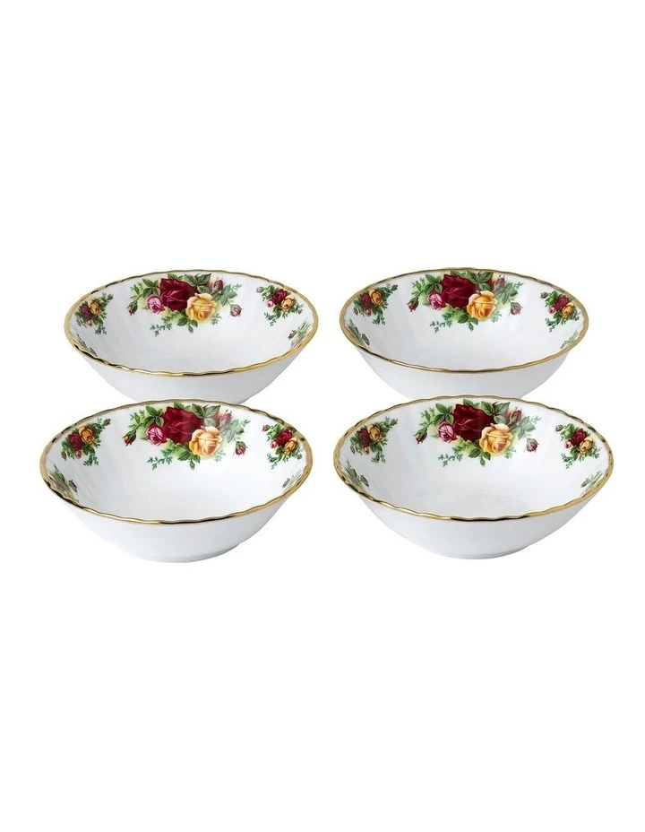 Promo โค๏ธ Royal Albert Old Country Roses 16cm Set of 4 Bowls ๐ 1 Promo โค๏ธ Royal Albert Old Country Roses 16cm Set of 4 Bowls ๐