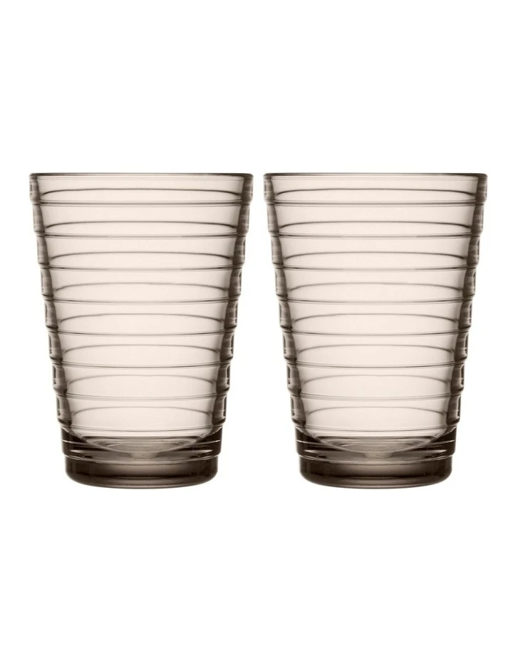 Brand new 💯 IITTALA Aino Aalto Set of 2 Highball Linen 😀 1 Brand new 💯 IITTALA Aino Aalto Set of 2 Highball Linen 😀