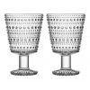 Deals 🔔 IITTALA Kastehelmi Set of 2 Universal Glass Clear 🔔