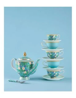 Best Sale ✨ Maxwell & Williams Teas & C's Kasbah Teapot with Infuser 1L Mint Gift Boxed 🥰 -Savor Home Store 754277950 2 720x928