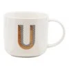 Deals ✨ Salt&Pepper Alpha Mug 400ml - Letter U 😍