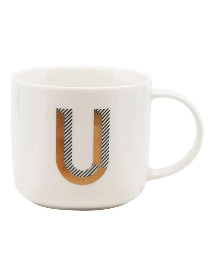 Deals โจ Salt&Pepper Alpha Mug 400ml - Letter U ๐ 1 Deals โจ Salt&Pepper Alpha Mug 400ml - Letter U ๐