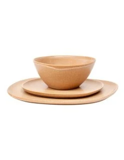 Coupon 👍 Salt&Pepper Arch 12 Piece Dinner Set Natural ⭐ -Savor Home Store 755994250 5 720x928