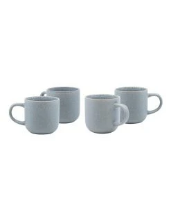 New 💯 Salt&Pepper Hana Mug Set 4pc - Blue ⌛