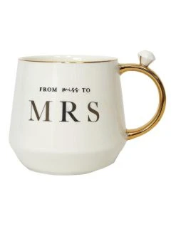 Deals ✔️ Splosh Wedding Miss to Mrs Mug White 💯