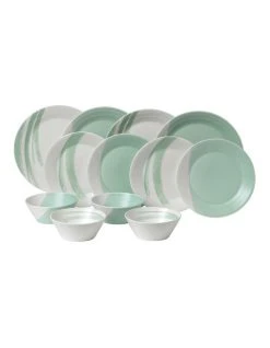 Cheapest 🌟 Royal Doulton 1815 BOLD 12 Piece Set Aqua 🥰