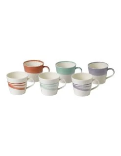 Buy ⌛ Royal Doulton 1815 BOLD 450ml Set of 6 Grande Mug Multicolour 🔥