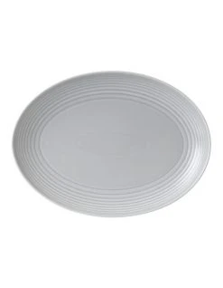 Buy 🔔 Royal Doulton Gordon Ramsay Maze 43cm Oval Platter Light Grey 💯
