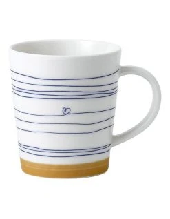 Promo โ Royal Doulton Ellen DeGeneres Happy 450ml Mug White ๐ฅฐ