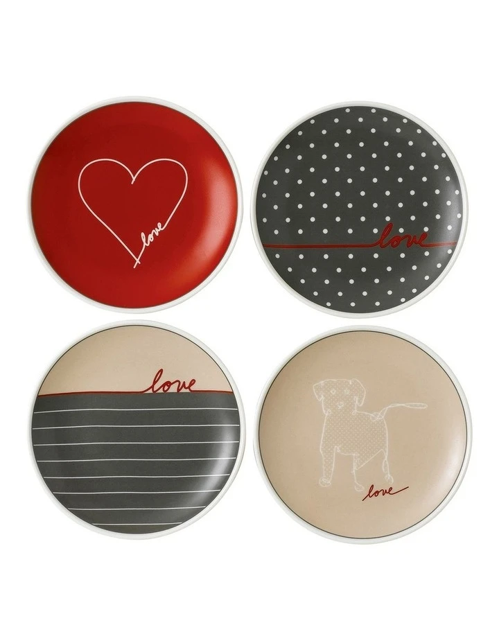Coupon ❤️ Royal Doulton Ellen DeGeneres Signature Accents 16cm Set of 4 Plate 🧨 1 Coupon ❤️ Royal Doulton Ellen DeGeneres Signature Accents 16cm Set of 4 Plate 🧨