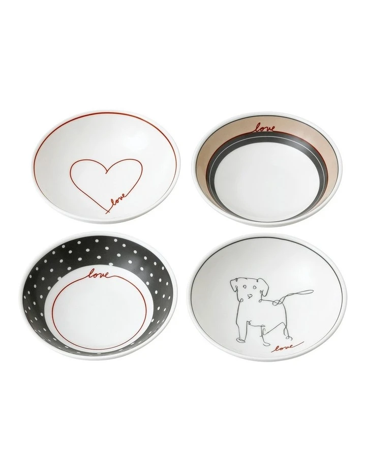 Cheap 😉 Royal Doulton Ellen DeGeneres Signature Accents 14cm Set of 4 Bowls 🔥 1 Cheap 😉 Royal Doulton Ellen DeGeneres Signature Accents 14cm Set of 4 Bowls 🔥