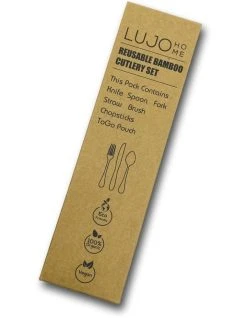 Best reviews of ⌛ Lujo Home Bamboo Cutlery ❤️ -Savor Home Store 767494090 5 720x928