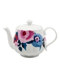 New ✔️ Salt&Pepper Willow Teapot 800ml - White 🎉