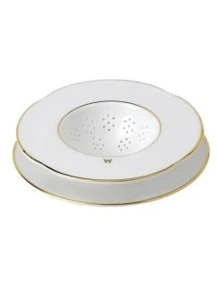 Cheapest ✔️ Wedgwood Tea Strainer and Tray White ⌛
