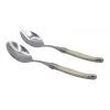 Budget 🧨 Heritage Laguiole 2pc Salad Spoon Set Ivory ⭐