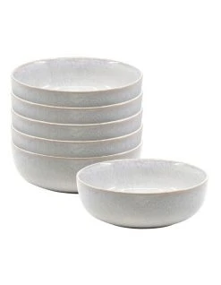 Cheap 🎁 Salt&Pepper RELIC Bowl - 18cm - Mist - Set of 6 ✨