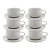 Top 10 ⭐ Salt&Pepper RELIC Tea Cup and Saucer Set - 260ml/15cm - Mist - Set of 6 ✔️