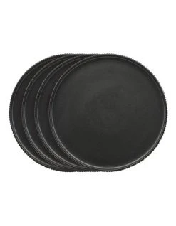 Flash Sale โ Salt&Pepper BRAE Side Plate - 20cm - Set of 4 ๐