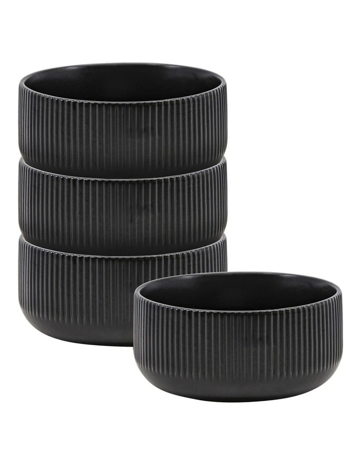 Wholesale ๐คฉ Salt&Pepper BRAE Rice Bowl - 12cm - Set of 4 โ 1 Wholesale ๐คฉ Salt&Pepper BRAE Rice Bowl - 12cm - Set of 4 โ