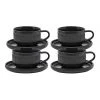 Best reviews of ❤️ Salt&Pepper BRAE Tea Cup and Saucer Set - Set of 4 🛒