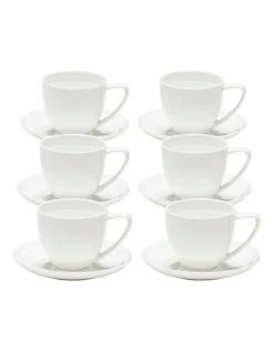 Coupon 😀 Salt&Pepper EDGE Espresso Cup and Saucer - 100ml - Set of 6 😉