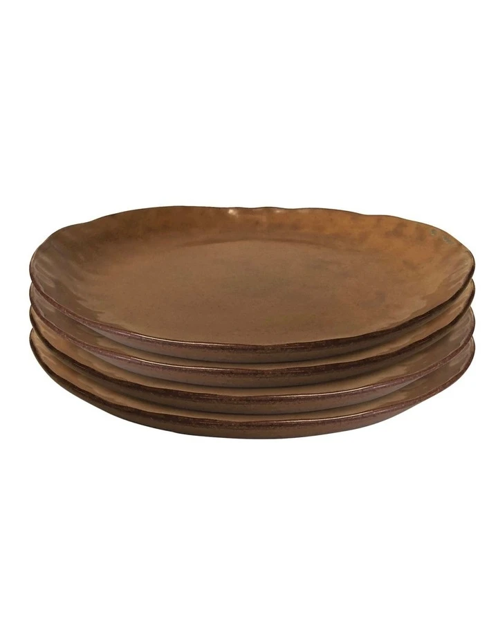 Promo โค๏ธ Salt&Pepper NOMAD Dinner Plate - 27cm - Rust - Set of 4 ๐ 1 Promo โค๏ธ Salt&Pepper NOMAD Dinner Plate - 27cm - Rust - Set of 4 ๐