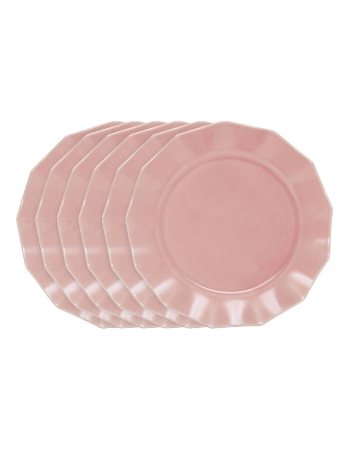 New ๐ Salt&Pepper ECLECTIC Plate - 19cm - Pink - Set of 6 ๐ 1 New ๐ Salt&Pepper ECLECTIC Plate - 19cm - Pink - Set of 6 ๐